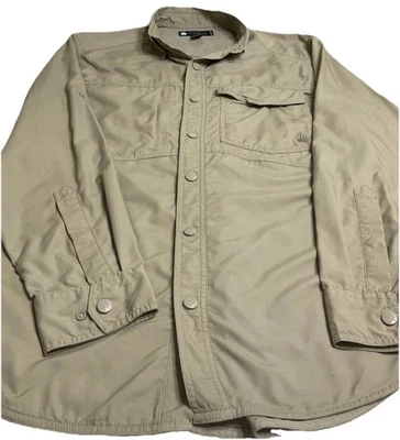 Alaskan Hardgear Duluth Trading Size M Long Sleeve Shirt Brown Vented Snaps - Image 1 of 4