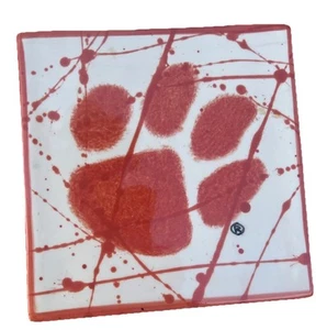 CLEMSON UNIVERSITY TIGERS  CERAMIC PLAQUE/license Limited Hot Plate - Bild 1 von 9