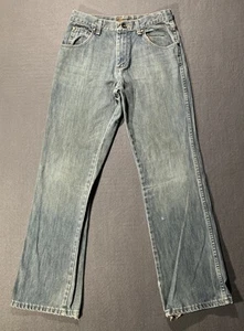 Wrangler Jeans Boys 16 (27x30) Adjustable Waist Boot Cut Cowboy Stretch *Read* - Picture 1 of 15