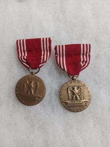 2 - ORIGINAL US ARMY GOOD CONDUCT MEDALS GREAT CONDITION - Picture 1 of 2