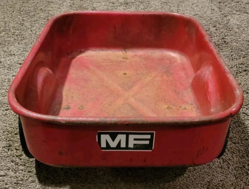 Ertl Massey Ferguson педальный трактор прицеп тележка универсал 1100  - Изображение 1 из 4