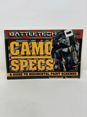 1988 年 Battletech Camo 规格团绘画方案指南 Fasa 1632 — 第 1/4 张图片