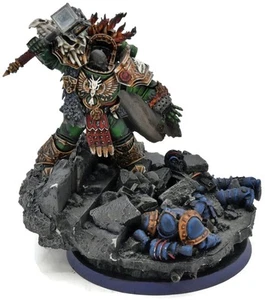 SALAMANDERS Vulkan #1 FORGE WORLD WELL PAINTED The Horus Heresy - Picture 1 of 3