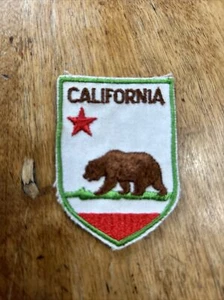 Vtg California State Sew On Patch Embroidered Badge US USA - Picture 1 of 4