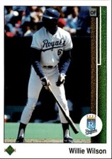 1989 Upper Deck Willie Wilson Kansas City Royals #244