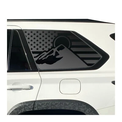 USA Flag w/camping site Decal for 2023 2024 2025 Toyota Sequoia TS3-CX2 - Image 1 of 4
