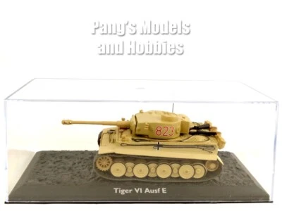 Tanque pesado alemán Tiger I PzKpfw VI Ausf y vitrina modelo a escala 1/72 Foto 1 de 4