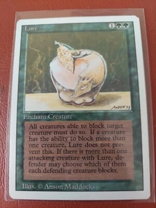 Magic The Gathering revised Lure Lightly Played - Picture 1 of 2