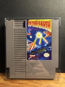  To the Earth-Nintendo 1990-TESTATO/WORKS-NES gioco con custodia protettiva - Foto 1 di 6