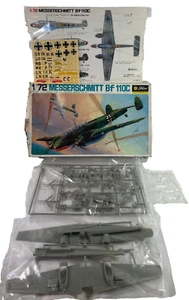 Vintage Fujimi Messerschmitt Bf 110C 1/72 Scale Model Kit #7A16 WWII Plane - Picture 1 of 7