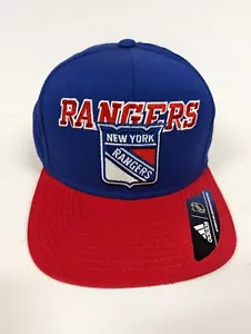 New York Rangers Dassler Brim Blue Snapback - Adidas - Picture 1 of 10