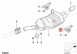 Genuine BMW E46 316Ci 316i 1.6 1.9 316ti 318Ci 318i Rubber Mounting 18207503246 - Picture 1 of 1