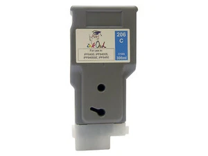 InkOwl 300ml Compatible Cartridge for CANON PFI-206C CYAN iPF6400S iPF6400SE - Picture 1 of 1