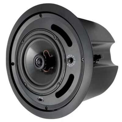 Speco SP5MATB 5.25" 70V/25V Enclosed Woofer/Tweeter Speaker Black - Brand New - Image 1 of 4
