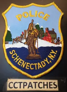 SCHENECTADY, NEW YORK POLICE SCHULTERAUFNÄHER - Bild 1 von 2