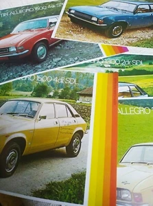 5 AUSTIN ALLEGRO KATALOG-BROCHURE-CATÁLOGO-CATALOGUE-DEPLIANT - Imagen 1 de 1