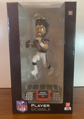 Baker Mayfield Cleveland Browns Stadium Lights Brown Jersey Bobblehead NFL Cover