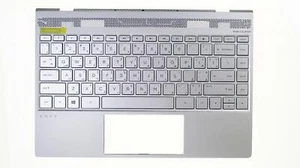HP Envy 13 Palmrest Keyboard Tastatur Upper QWERTY TUR 928505-141 - Bild 1 von 2