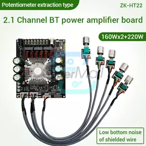 HT22 TDA7498E Subwoofer Bluetooth Power Amplifier Module 2.1 Channel 160WX2+220W - Bild 1 von 12