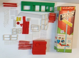 Gibbs Toys Main Street Movie House building kit # MS 750 vintage INCOMPLETE READ - Picture 1 of 24