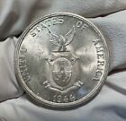 1944s US-Philippines Silver Coin 50 centavos BU/UNC- lot# 12
