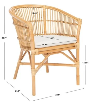 SILLA ACCT SAFAVIEH OLIVIA RTTN CON COJÍN, Precio rebajado 2172751098 ACH6516A Foto 1 de 4