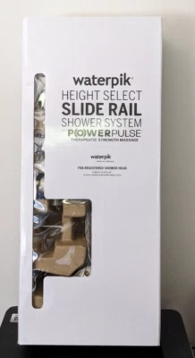 Waterpik - Selección de altura - Sistema de ducha de riel deslizante con pulso de alimentación - Cabezal de ducha Foto 1 de 4
