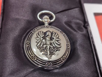 Montre de poche squelette aigle impérial - Photo 1/4