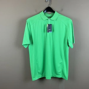 Nike Tour Performance Golf Poloshirt Herren L Grün S/S Polyester - Bild 1 von 10