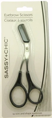 Eyebrow Scissors ~ Sassy + Chic ~ Grooming Tool - Image 1 of 4