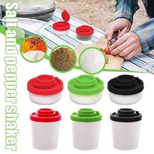 Mini Salt and Pepper Shaker Home Travel Seasoning Shaker BBQ Kitchen New- G9Q5 - Picture 1 of 18