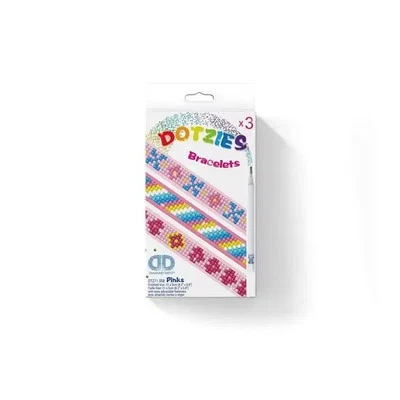 Dotzies by Diamond Dotz Armbänder Retro Pink | Kit (Bastelset) | Deutsch (2024)