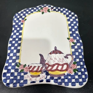 Vintage 1997 CBK Itty Little Chefs Tea Pot Cup Plate Wall Decor - Picture 1 of 4