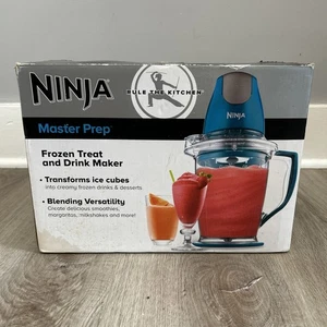 Licuadora de bebidas congeladas Ninja Master Prep procesador de alimentos roja QB750 PB nueva caja abierta - Imagen 1 de 6