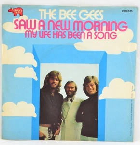 THE BEE GEES - Saw A New Morning - RSO 7" Single - Picture 1 of 6