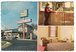 POSTCARD TEXAS VILLAGE MOTOR INN AUSTIN TEXAS VTG 1960'S - 1980'S C PICS 6" X 4" - Picture 1 of 2