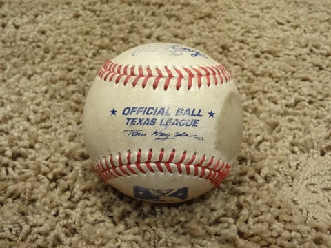 Rawlings Official MINOR LEAGUE Baseball~TEXAS LEAGUE~GAME USED Cover