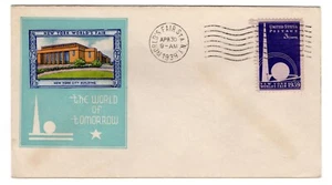 #853 on New York World's Fair Opening Day Apr 30 Staehle w/ Nicklin Label - Picture 1 of 2