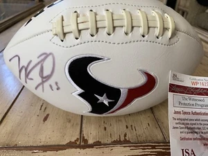 Will Fuller Autographed/Signed Football JSA COA Houston Texans - Picture 1 of 10
