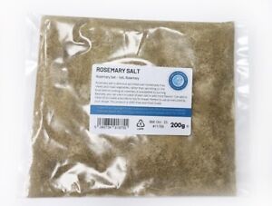 Rosmarin Salz 200g, Gewürz, Premium Qualität 100% Natürlich Vegan Freundlich