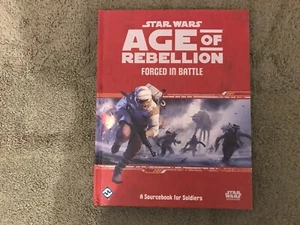 Fantasy Flight: Star Wars Age of Rebellion Forged in Battle VG TSR AD&D D&D - Picture 1 of 2