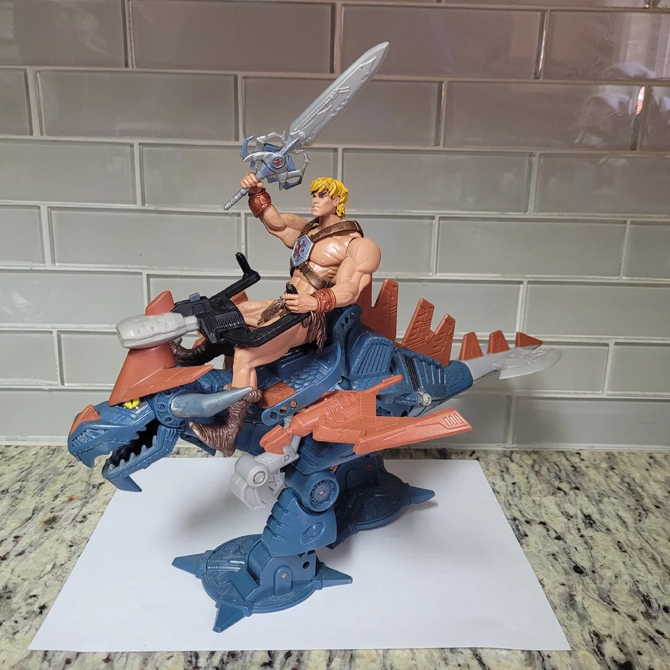 Masters Of The Universe 200x Dragon Walker He-Man Mattel 2003 MOTU - Incomplete — 第 1/4 张图片