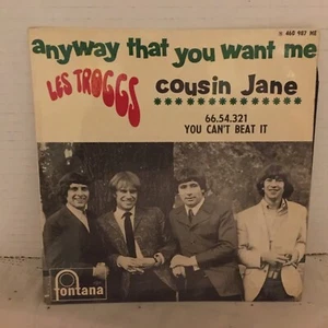 LES TROGGS Anyway That You Want Me 1966 FRENCH ORG 7" EP MONO 45 Garage PUNK - Picture 1 of 4