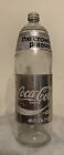 Vtg 1972 Coca Cola RARE SILVER FOIL LABEL Glass 48 oz Bottle the Crowd Pleaser