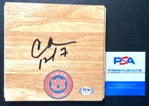 CHARLES BARKLEY SIGNED AUBURN TIGERS FLOORBOARD USA SIXERS SUNS BASKETBALL PSA - Picture 1 of 1