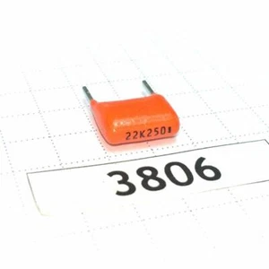 22nF 250V R7.5 10% Philips MKT368 Polyester Film Orange Drop Capacitor 10pcs - Picture 1 of 3