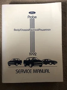 Ford Probe 1992 manual de servicio carrocería chasis tren motriz eléctrico libro - Imagen 1 de 9