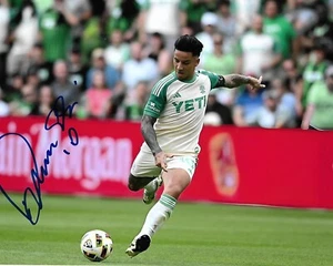 Sebastian Driussi Signed 8×10 Photo Austin FC MLS Soccer Autographed COA - Bild 1 von 1