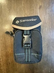 Samsonite Camera Bag Snap-Belt Loop & Shoulder Strap Zip-Front Pocket 6x4x3 inch - Picture 1 of 4