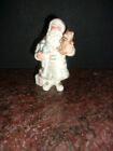 Lenox Porcelin Santa Claus With Teddy Bear Toy Train And Gifts